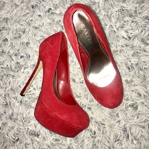 Bakers Red High Heels